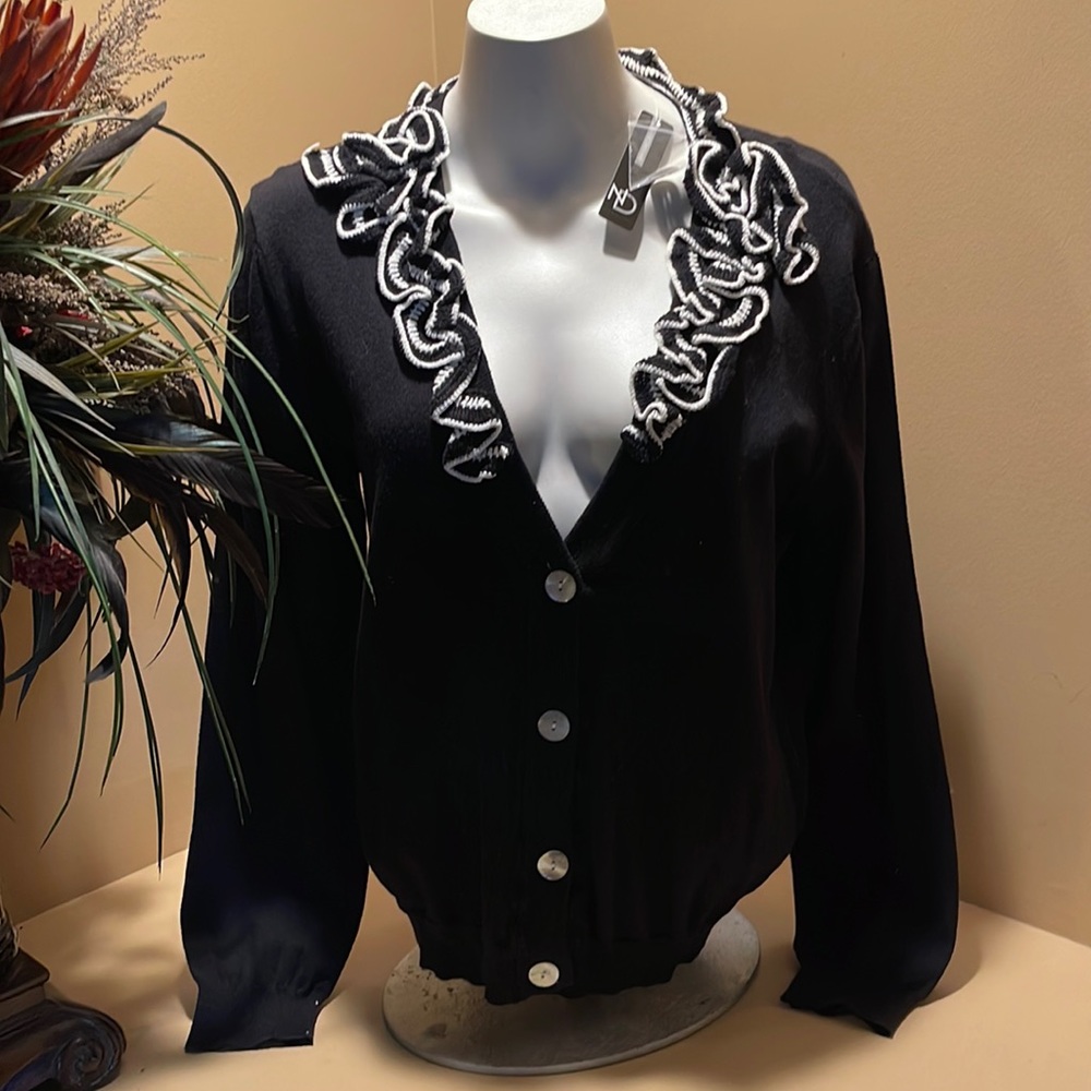 NWT New Directions Cardigan LS Sweater